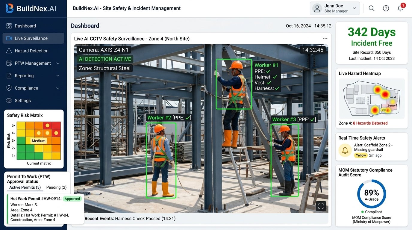 BuildNex.AI Site Safety & Permit To Work
